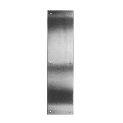Ives, H. B. 8200 4X16 US26D | Door Trim Push Plate, Brass, Satin Chrome Plated, with Mounting Screw