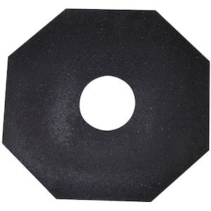 JBC Safety Plastic Inc BV-08 | Delineator Post with Rubber Base, 8 lb
