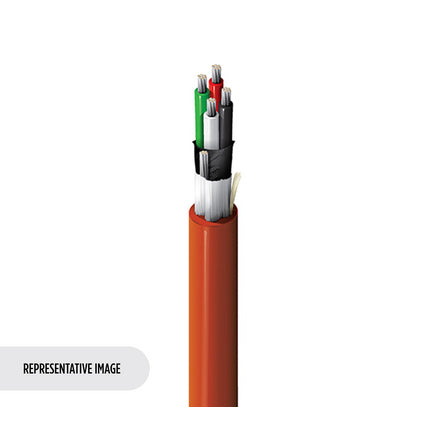 Belden 83394 002500 | Electronic, 2 C #22 Str TC, FEP Ins, OS, Silicone Jkt, AWM 4516