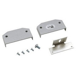 Jackson Industries Pty Ltd 30-2652-628 | Exit Device Base End Cap Package Aluminum Satin Aluminum, with Mounting Hardware for 1285 Series Panic Exit Device