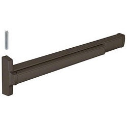 Jackson Industries Pty Ltd 31-2086-L-3-7-313 | Panic Exit Device, Top Bolt, Push Pad, Concealed Vertical Rod, Left Hand Reverse Bevel, 36" Width Door, Aluminum, Dark Bronze Finish
