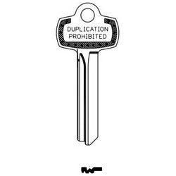 Jma Usa BES-11DS NS 6 | Door Key Blank, Best, 1A1M1, Nickel Silver