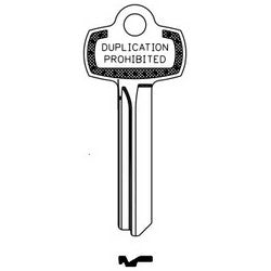 Jma Usa BES-13DS NS 6 | Door Key Blank, Best, 1A1R1, Nickel Silver