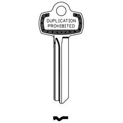 Jma Usa BES-14DS NS 6 | Door Key Blank, Best, 1A1B1, Nickel Silver