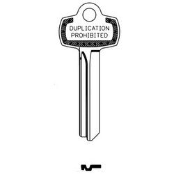 Jma Usa BES-18DS NS 6 | Door Key Blank, Best, 1A1Ba1, Nickel Silver