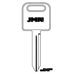 Jma Usa FRE-1 NP 8 | Car Key Blank, 1588, Brass, Nickel Plated, For Freightliner