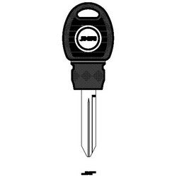 Jma Usa TP00CHR-15.P1 NP 17 | Car Key Blank, Chipless, Transponder, Brass, Nickel Plated, For Chrysler