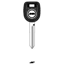 Jma Usa TP00MIT-18.P NP 17 | Car Key Blank, Chipless, Transponder, Brass, Nickel Plated, For Mitsubish