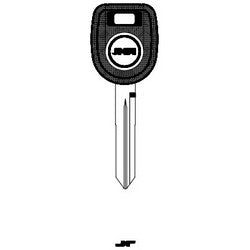Jma Usa TP19MIT-18.P NP 21 | Car Key Blank, Transponder, Mit9Pt, Brass, Nickel Plated, For Mitsubishi