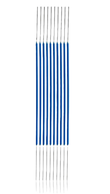 Jonard 30-B-50-050 | 30 AWG Kynar® Wire Pre-Cut, Blue, 5" (Pack of 50)