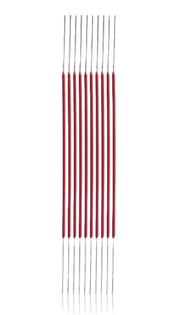 Jonard 30-R-50-010 | 30 AWG Kynar® Wire Pre-Cut, Red, 1" (Pack of 50)