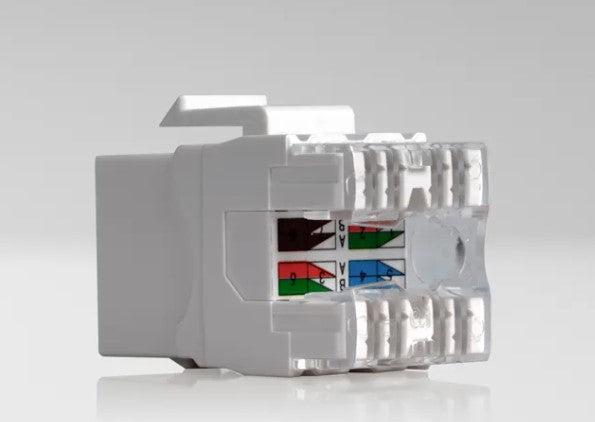 Jonard K-5EJ/5 | CAT5e Keystone Ethernet Jack, 5 Pack