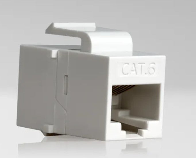 Jonard K-6EC/5 | CAT6 Keystone Ethernet Wall Coupler, 5 pack