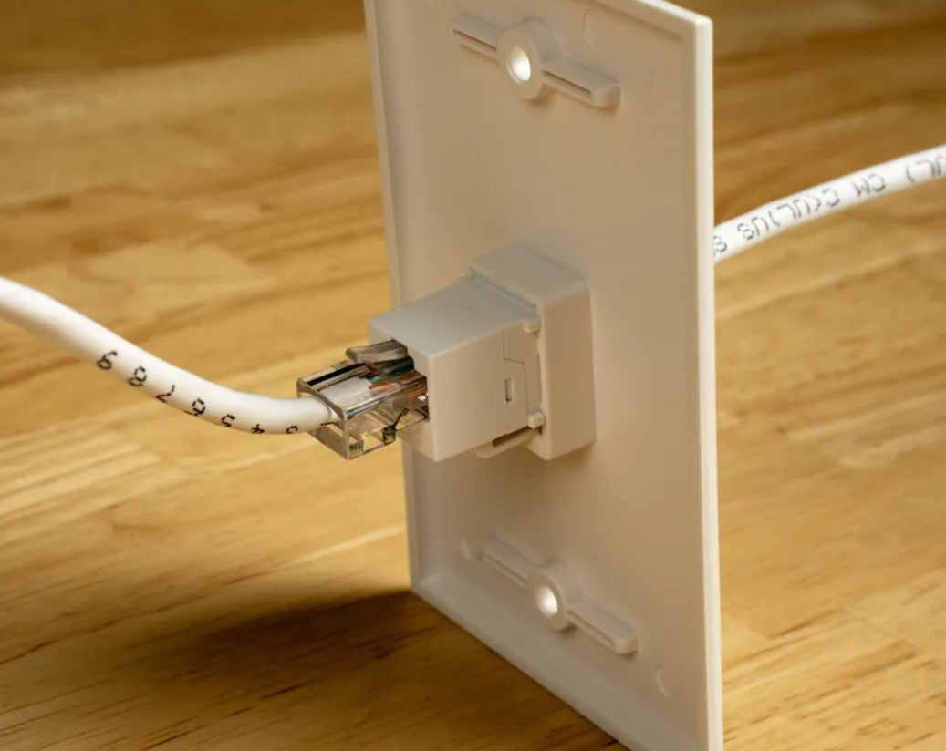 Jonard K-6EC/5 | CAT6 Keystone Ethernet Wall Coupler, 5 pack