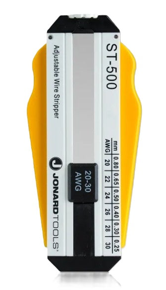 Jonard ST-500 | Adjustable Wire Stripper, 20-30 AWG
