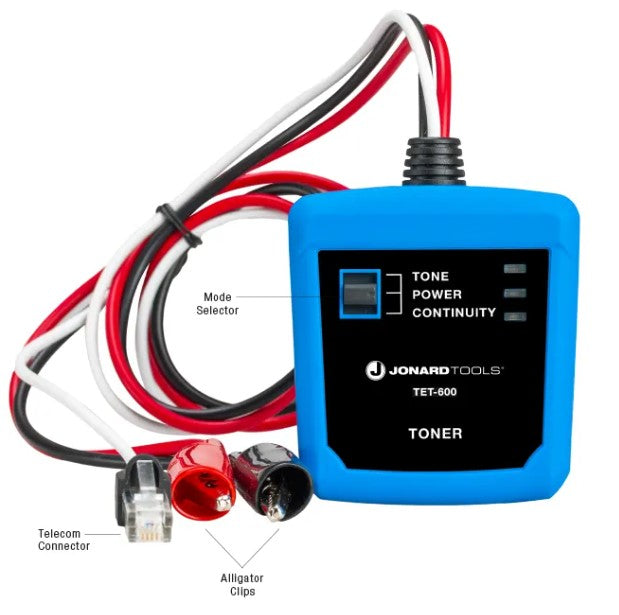 Jonard TET-600 | Cable Tester & Toner