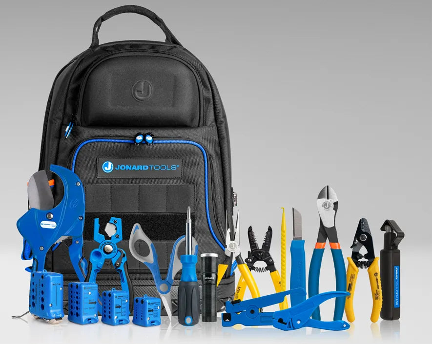 Jonard TK-179B | Advanced Backpack Fiber Prep Kit