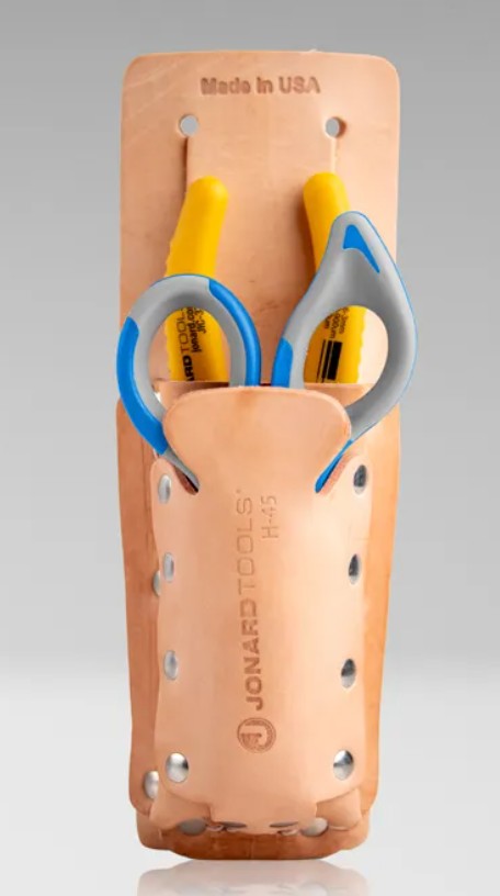 Jonard TK-355 | Fiber Stripper & Kevlar® Shears Kit, Leather Pouch