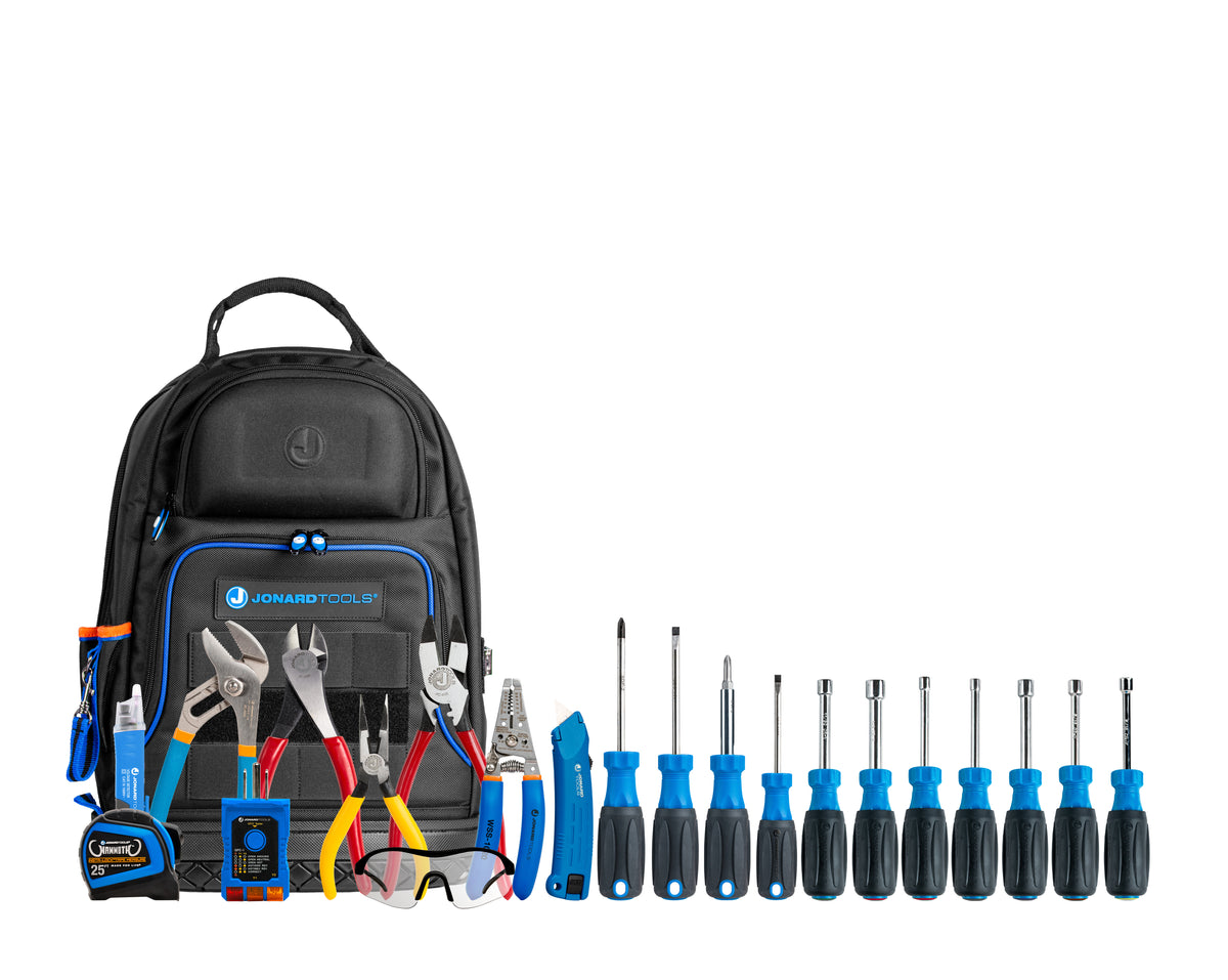 Jonard TK-500 | 22 Piece Journeyman Electrician Tool Kit
