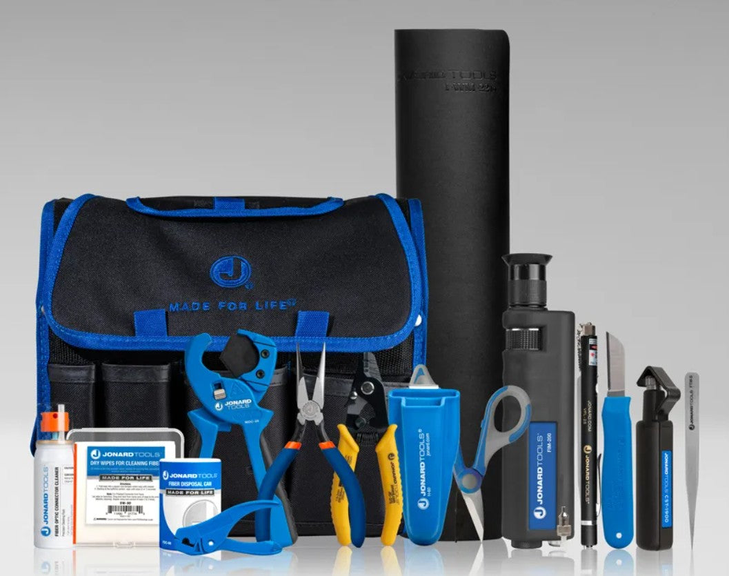 Jonard TK-615 | Advanced Fiber Optic Prep & Clean Kit