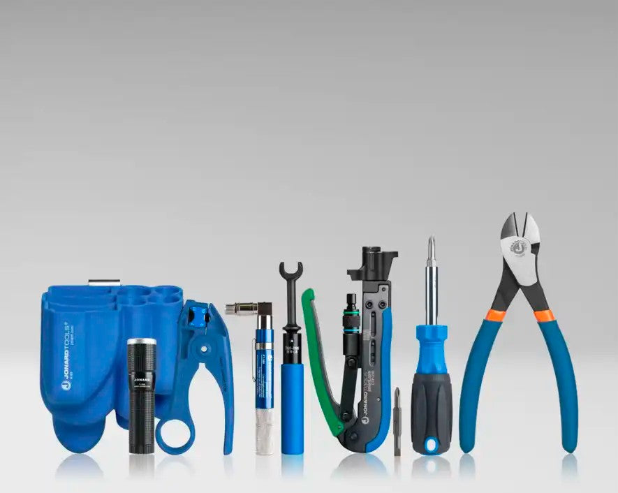 Jonard TK-87 | COAX Tool Kit with Dual Compression Tool