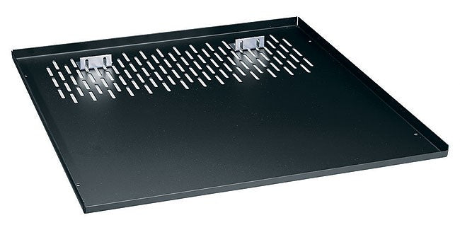 Middle Atlantic KDB175 | Rackshelf Base, 17.312" Width x 17.5" Depth x 0.6" Height, Steel, Black Powder Coated, For KDB Series Ear