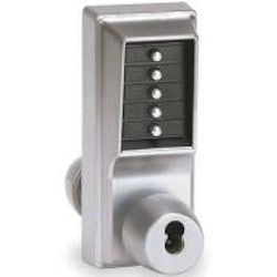 Kaba 1022R-26D-41 | IC Knob for Sargent, US26D, 1/2" Latch, Combination Entry & Key Override