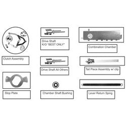 Kaba 203040-000-01 | Mechanical Lock Service Kit, Left Hand, Incudes Clutch Assembly, K/O Drive Shaft, Lever Return Spring, Combination Chamber