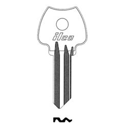 Kaba Ilco 1004SN NP A14 | Key Blank, Lockwood 4-Pin