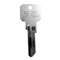 Kaba Ilco 1054KD-HNBL-DND A06 | Key Blank, Dexter/Master, Brass, “Do Not Duplicate”