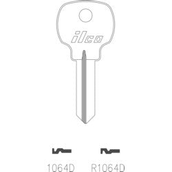 Kaba Ilco 1064D NP A17 | Key Blank, National Lock Hardware