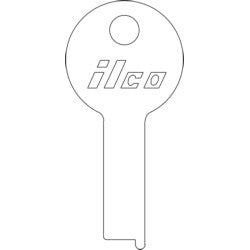 Kaba Ilco 1271H ST A02 | Key Blank – .065" Thick x .265" Wide