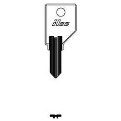Kaba Ilco 1568 NP A11 | Cylinder Lock Key Blank, Brass, Nickel Plated, 11 Price Group, For Shaw Walker