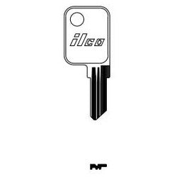 Kaba Ilco 1600 NP A06 | Cylinder Lock Key Blank, Brass, Nickel Plated, 6 Price Group, For Haworth