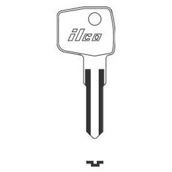 Kaba Ilco 1632 NP A05 | Cylinder Lock Key Blank, Natural Brass, 5 Price Group, For Canada Post