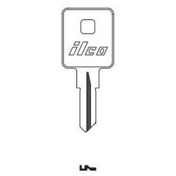 Kaba Ilco 1651 NP A06 | Cylinder Lock Key Blank, Natural Brass, 6 Price Group, For Trimark