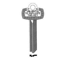 Kaba Ilco 1A1K1 NS A30 | Key Blank, Look-Alike, K Keyway, Natural Nickel Silver, 5 Price Group, For Best/Falcon
