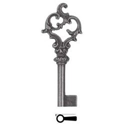 Kaba Ilco 3F-2933 GO A25 | Barrel Key, 0.23" Diameter Barrel, 0.16" Diameter x 0.86" Depth Hole, 0.35" W x 0.36" H x 0.11" Thickness Bit