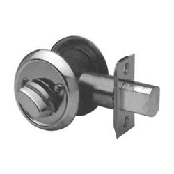 Kaba Ilco 45-1-4-04-26D-0 | Mortise Cylinder Deadbolt, Standard, Heavy Duty, 2-3/4" Backset, Satin Chrome Plated, Without Single Cylinder