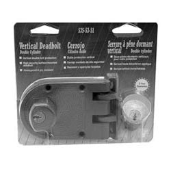 Kaba Ilco 535-53-51 | Double Cylinder Jimmy-Proof Lock, Bronze Finish