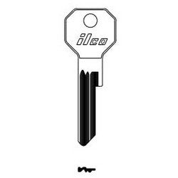 Kaba Ilco 62HF NP A21 | Vehicle Key Blank, Brass, Nickel Plated, 21 Price Group, For Rolls Royce/Bentley