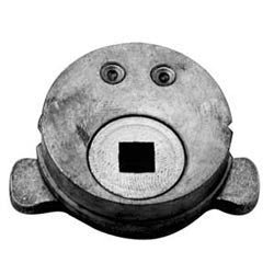 Kaba Ilco 704-04-11 | Mortise Cylinder Turn Knob Disc, Standard Throw, 3/16" Square Hub