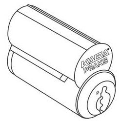 Kaba Ilco 8544-26D-1006-PS | Cylinder Lock Interchangeable Core, Peaks Preferred, Removable, 140 6-Pin, Uncombinated, PS Keyway, Large format