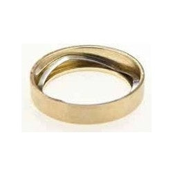 Kaba Ilco 861V-03-10 | Mortise Cylinder Collar, Adjustable Spring, 7/64 to 1/4" Adjustment, Steel, Bright Brass