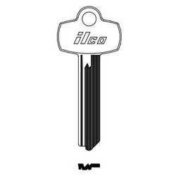 Kaba Ilco A1114L NP A04 | Cylinder Lock Key Blank, Brass, Nickel Plated, 4 Price Group, For Best