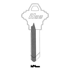 Kaba Ilco A1145F-HNBL-DND A06 | Schlage Key Blank, 6-Pin, "Do Not Duplicate", Brass