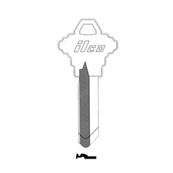 Kaba Ilco A1145G-HNBL-DND A06 | Schlage 6-pin, Do not Duplicate Brass