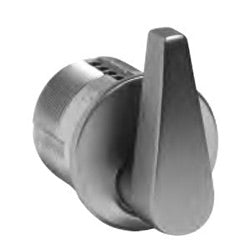 Kaba Ilco ADA7181TK2-26D | Mortise Lock Cylinder, Turn Knob, Adams Rite Cam, 1.15" Diameter x 1-1/8" Length, Satin Chrome