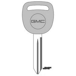 Kaba Ilco B102GP NP A13 | Key Blank, Look-Alike, Brass, Nickel Plated, 13 Price Group, For General Motors Original