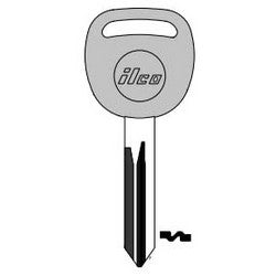 Kaba Ilco B106-P NP A13 | Vehicle Key Blank, Plastic Head, Natural Nickel Silver, 13 Price Group, For Saturn